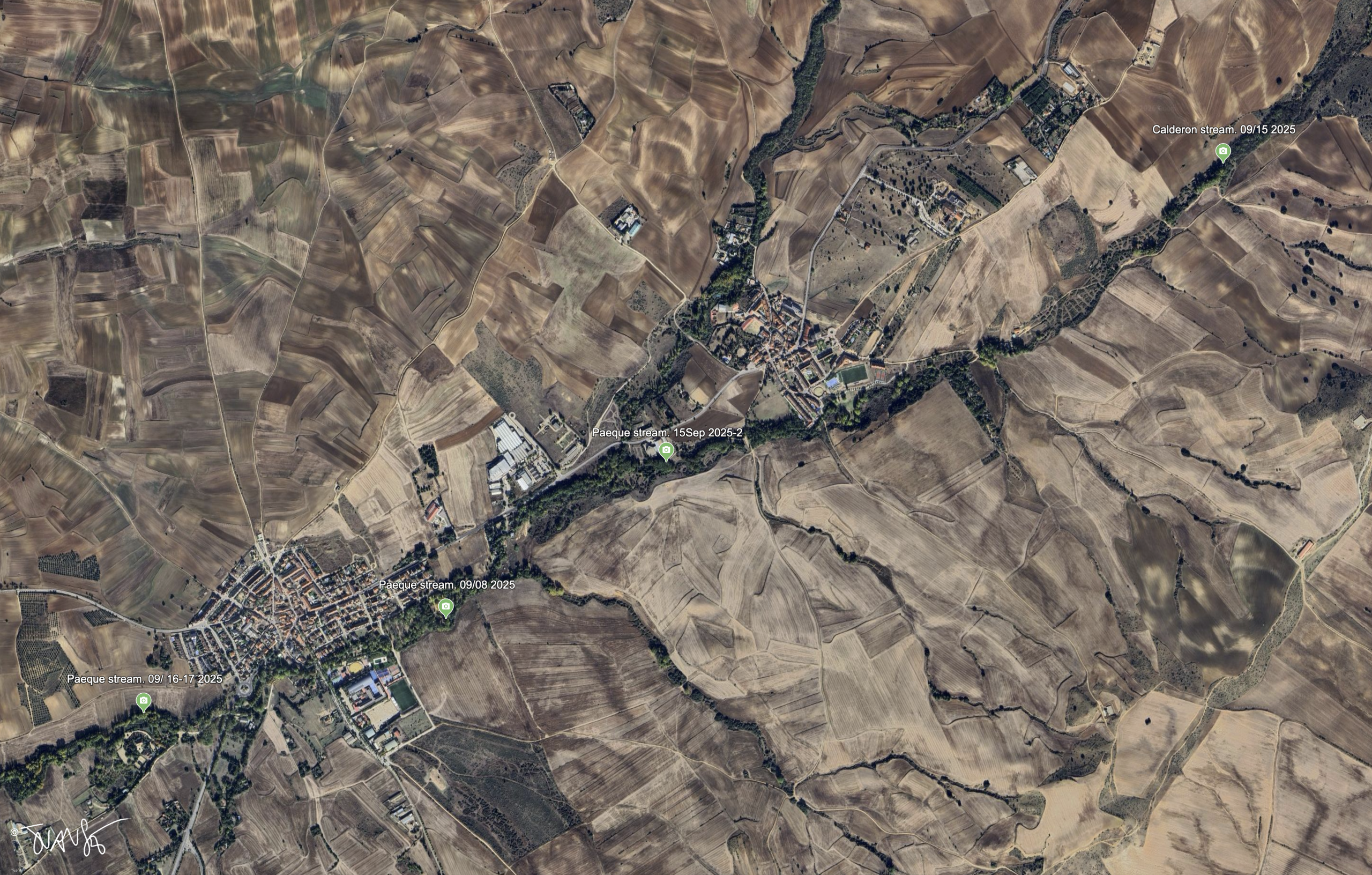 Paeque stream Poplar groves MAP