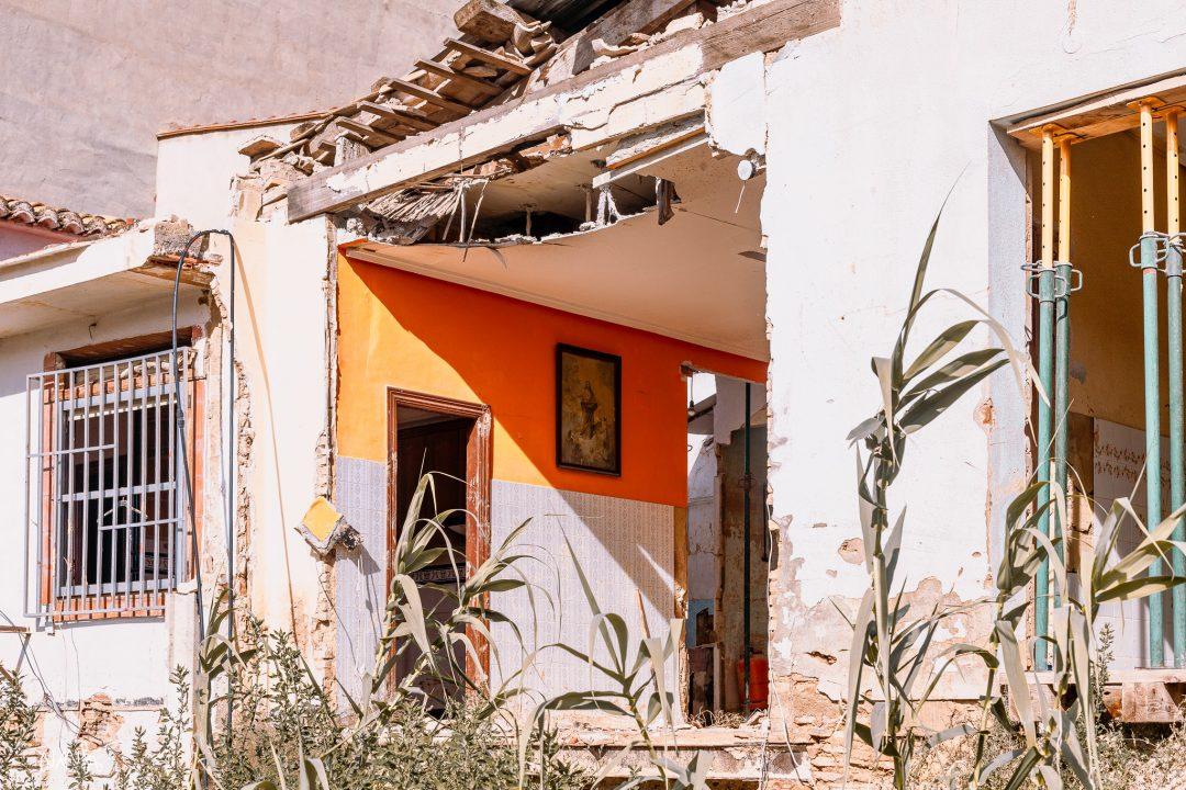 house destroyed by water during the DANA storm in 2025. ©Juanse